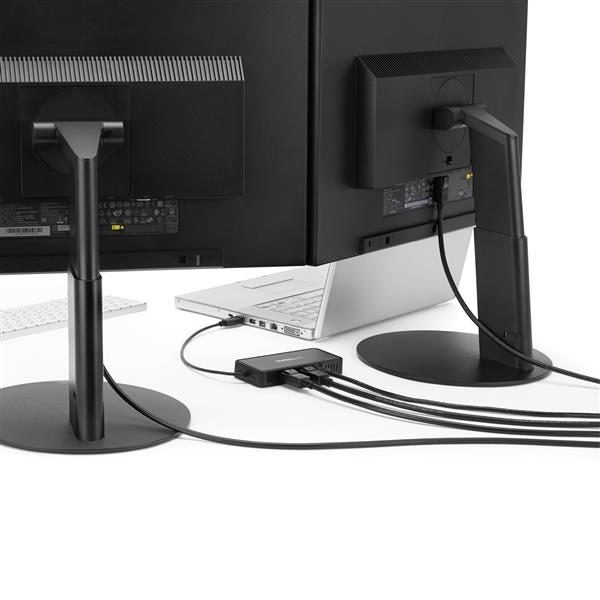 USB to Dual DisplayPort Mini Dock - GbE LAN - Dual 4K - TAA Carousel 6