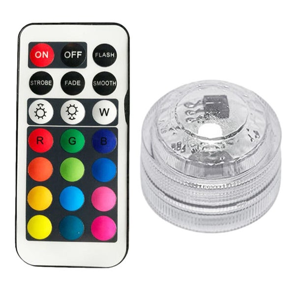 8x Fish Tank Submersible LED Lights Waterproof Aquarium RGB Light with Remote Carousel 11