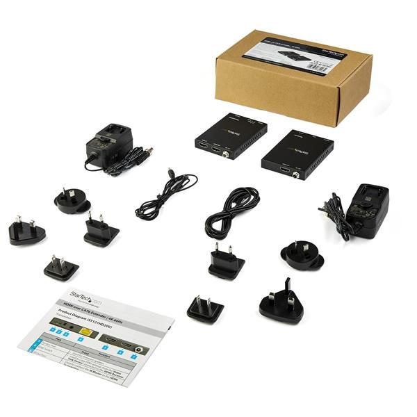 HDMI over CAT6 Extender Kit - 4K 60Hz - HDR - 165" (50 m) Carousel 2