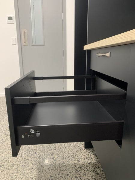 Italian Made Black matte kitchenette with Black Matte bodies62863865770497112