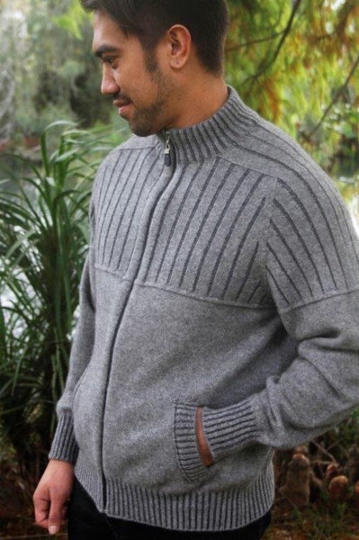Possum Merino Classic Full Zip Jacket with Pockets Carousel 1