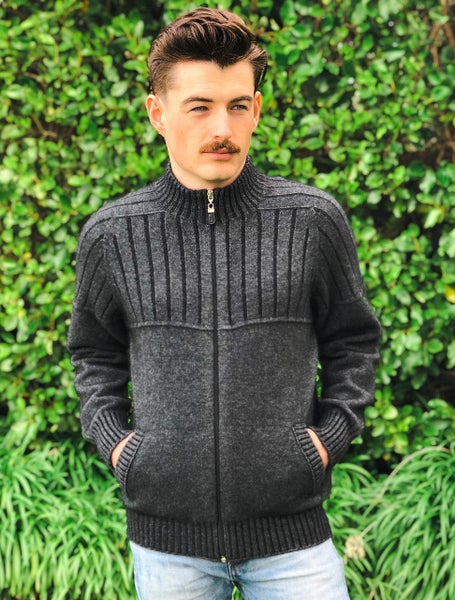 Possum Merino Classic Full Zip Jacket with Pockets Carousel 2