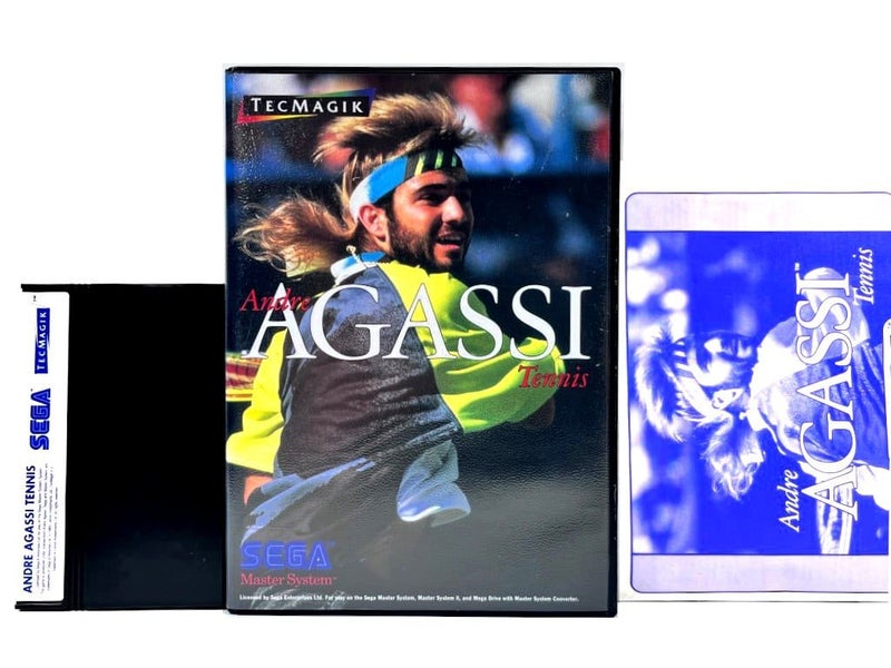 Andre Agassi Tennis (Sega Master System) *MINT COLLECTOR'S* Carousel 1