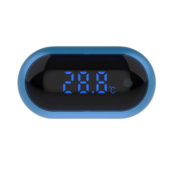 LCD Aquarium Digital Thermometer for Fish Tank Temperature Gauge Touch Screen Carousel 12