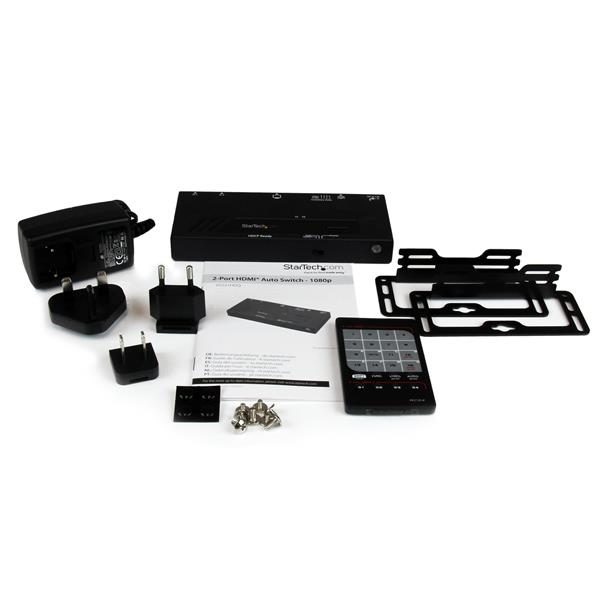 2 Port HDMI Switch w/ Automatic and Priority Switching - 1080p Carousel 2