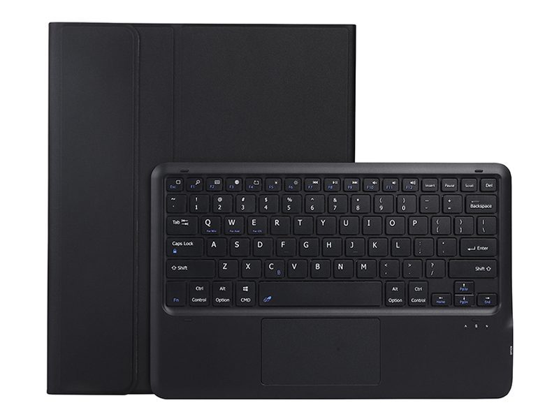 Wireless Keyboard Case Cover for Samsung Galaxy Tab S7 FE 12.4" with Trackpad Carousel 2