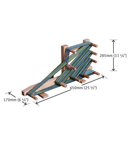 Ashford Inkle Loom includes Shuttle and clamp - warp 2.8m / 110" Carousel 2
