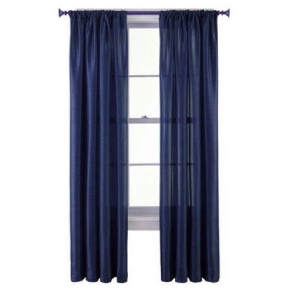 2 PANELS NEW COLLECTION WINDOW SILK ROD POCKET CURTAIN TREATMENT SEMISHEER (MR2) Carousel 17
