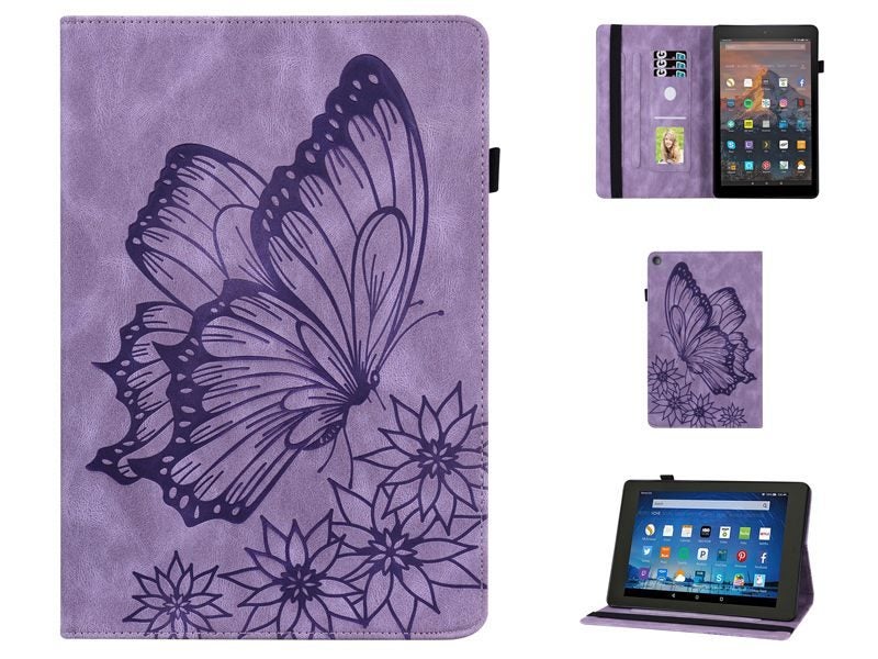 Embossed Case Cover for Kindle Fire HD 10 (9th/7th Gen, 2019/2017 Release) Carousel 1