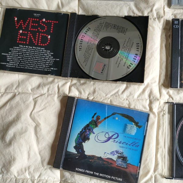 Bulk 6 musicals CDs Evita, Salad Days, Priscilla, Michael Jackson Carousel 5
