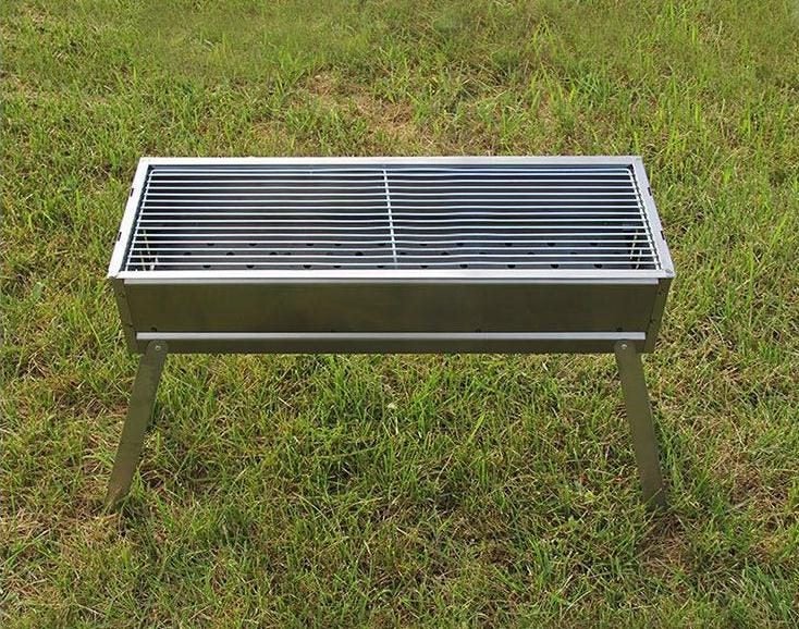 Folding Barbecue BBQ Charcoal Grill 62cm x 23cm High 46cm Carousel 2