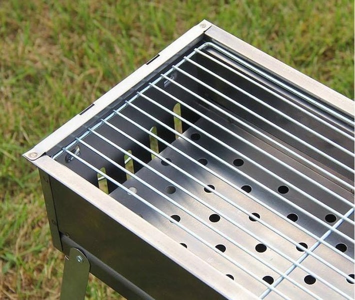Folding Barbecue BBQ Charcoal Grill 62cm x 23cm High 46cm Carousel 3