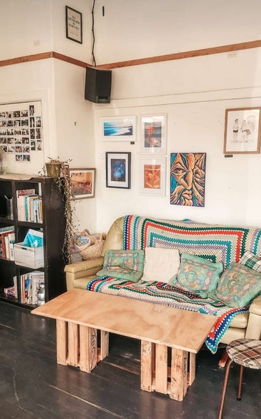 CROTCHED WOOL RUG - SEE LAST PIC FOR CUTE INSPO ! Carousel 7