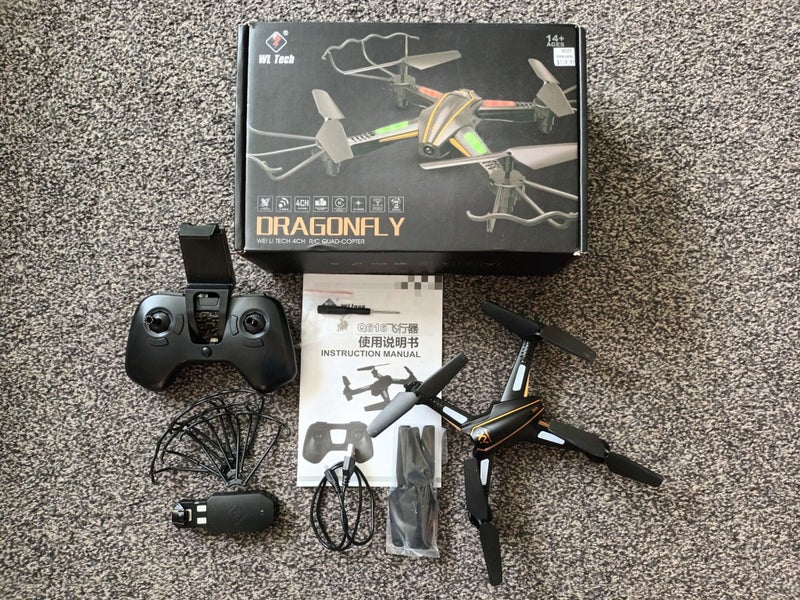 Dragonfly 4CH Remote Control Quad-Copter Drone With Camera Carousel 1