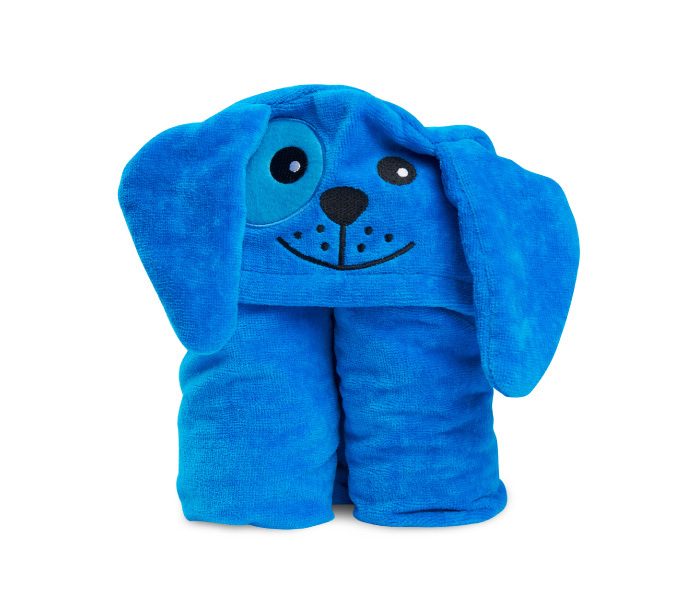 Mum 2 Mum: Kiddie Towel - Teal Dog Carousel 1