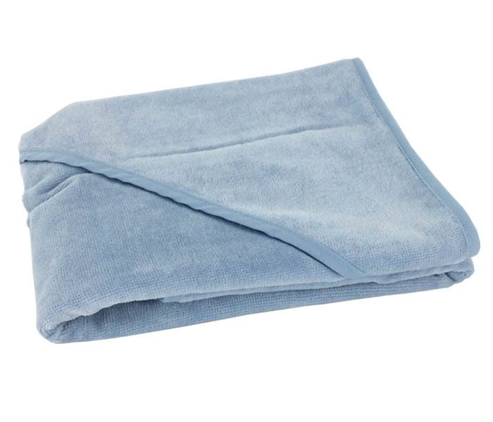 Mum 2 Mum: Hooded Towel - Baby Blue Carousel 1