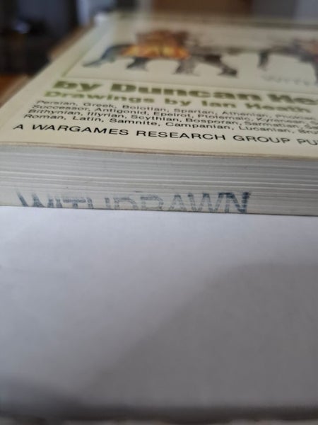 WRG Armies of the Macedonian and punic wars 1982 Carousel 4