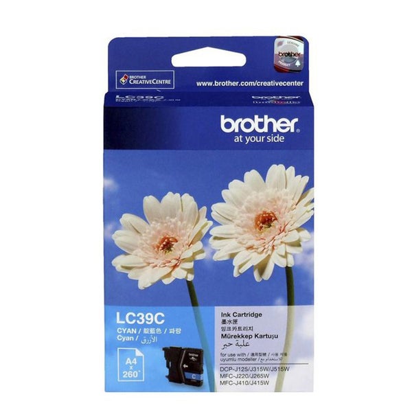 Original Brother LC39C Cyan Ink Cartridge Toner Carousel 1