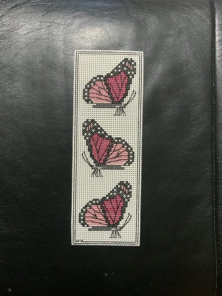 “Butterflies” - cross-stitch bookmarks Carousel 2