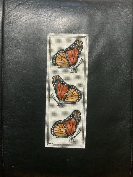 “Butterflies” - cross-stitch bookmarks Carousel 5