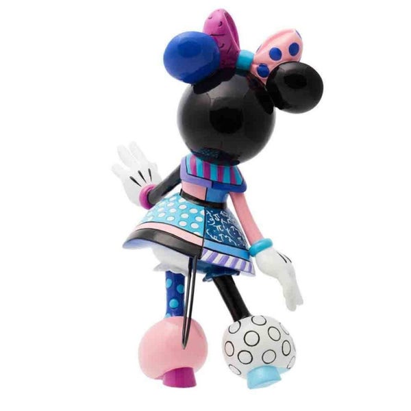 Disney by Britto Large Figurine - Minnie Mouse Pink/Blue Carousel 2