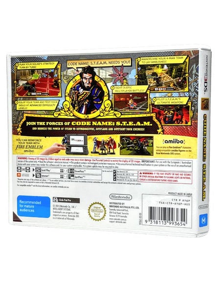 Code Name: S.T.E.A.M. (Codename STEAM) 3DS *MINT COMPLETE* Carousel 2