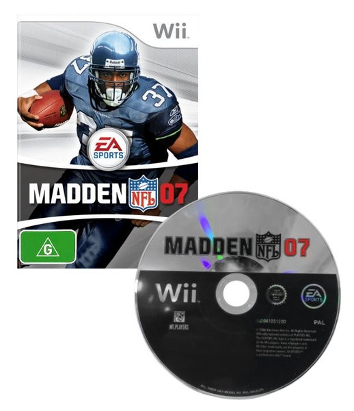 MADDEN NFL 07 (Wii Movement Simulation Edition) *MINT COMPLETE* Carousel 1