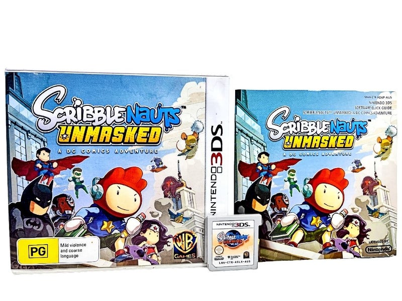 Scribblenauts Unmasked - A DC Comics Adventure (3DS) *COMPLETE* Carousel 1