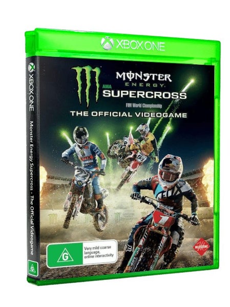 Monster Energy Supercross - The Official Videogame (Xbox One) *MINT COMPLETE* Carousel 1