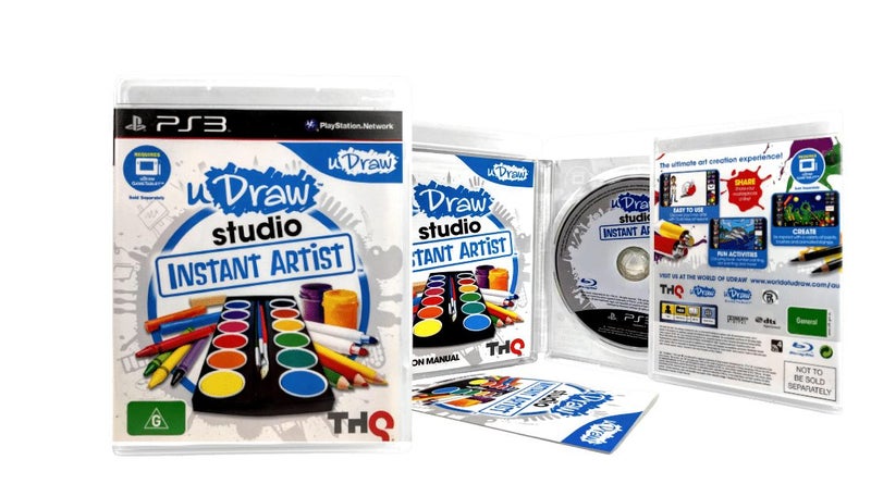 uDraw Studio: Instant Artist (PS3) *MINT COMPLETE* Carousel 1
