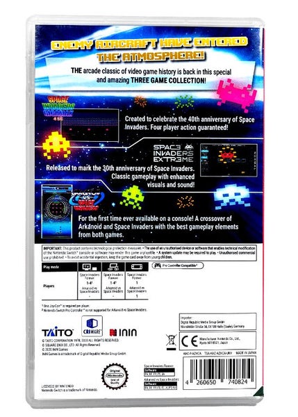 SPACE INVADERS Forever (Nintendo Switch) NEW Carousel 2