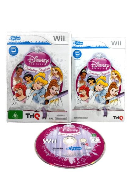 uDraw Disney Princess Enchanting Storybooks *MINT COMPLETE* Carousel 1