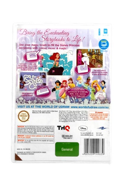 uDraw Disney Princess Enchanting Storybooks *MINT COMPLETE* Carousel 2