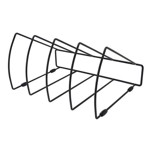 Okin File Rack Triangular - 4 Slots - Black [FT75120BK] Carousel 1