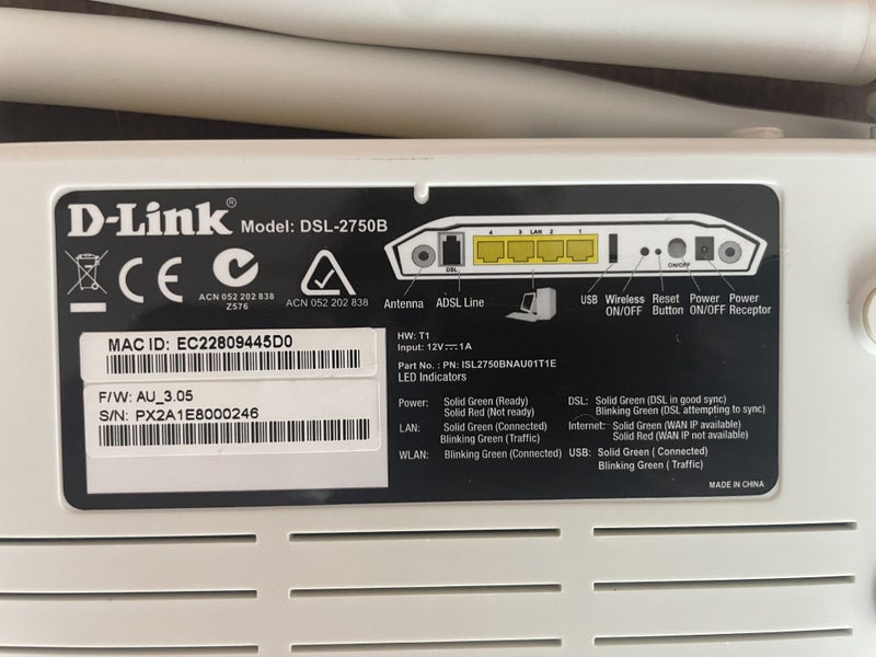 D-Link DSL-2750B Wireless Motem Router Carousel 5