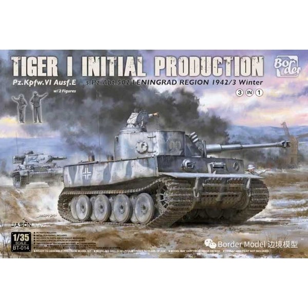 Tiger I Initial Production Leningrad 1942/43 Winter Border Model BT-014 1:35 Carousel 1