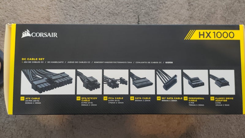 Corsair 1000 Watt Platinum Power Supply HX1000 Carousel 6