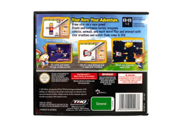 DRAWN TO LIFE The Original Game (DS) *MINT COMPLETE* Carousel 10