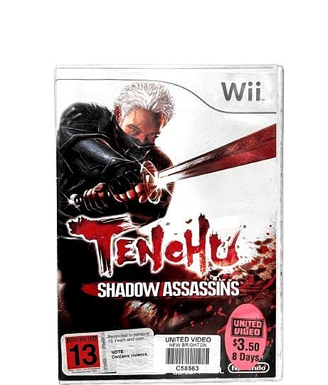 TENCHU Shadow Assassins (Wii) *EXCELLENT* Carousel 1