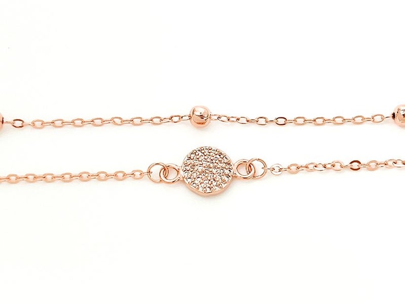 Rose Gold and Zirconia Exquisite Bracelet Carousel 2