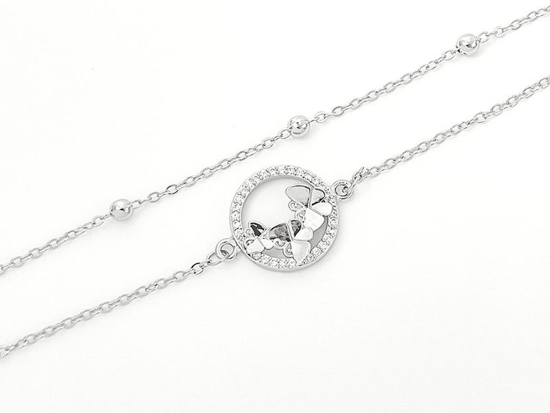 White Gold and Zirconia Elegant Bracelet Carousel 1