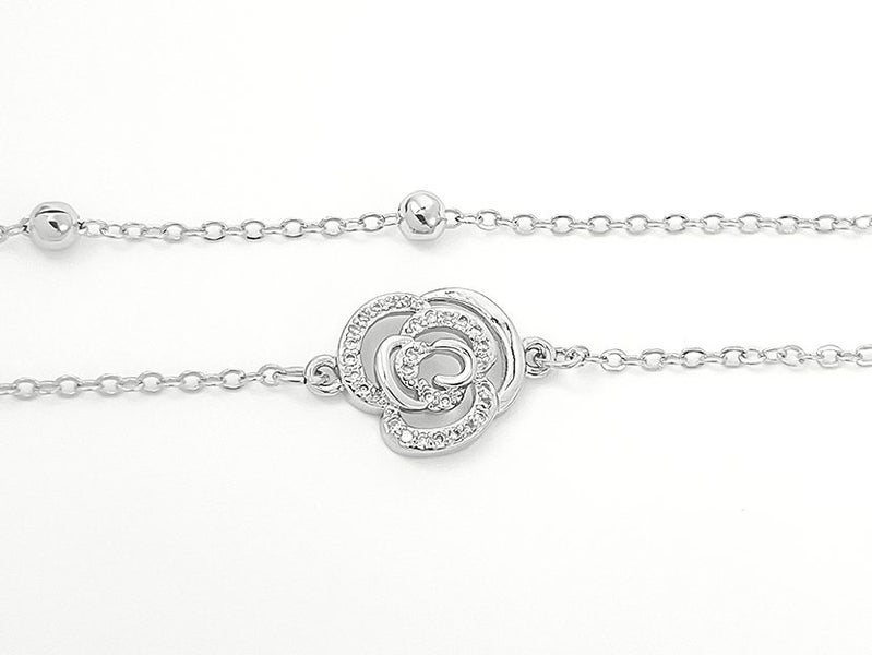 White Gold and Zirconia Elegant Bracelet Carousel 2