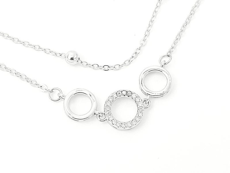 White Gold and Zirconia Elegant Bracelet Carousel 2