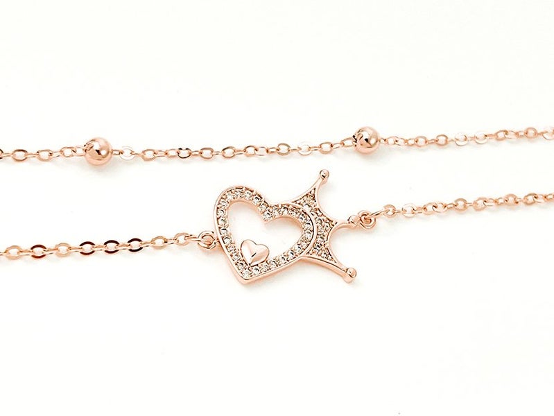 Rose Gold and Zirconia Exquisite Bracelet Carousel 2