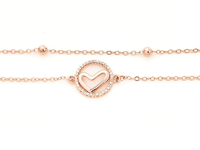 Rose Gold and Zirconia Exquisite Bracelet Carousel 2