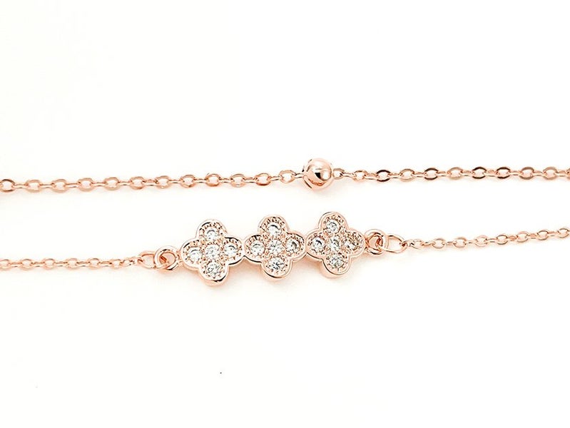 Rose Gold and Zirconia Exquisite Bracelet Carousel 2