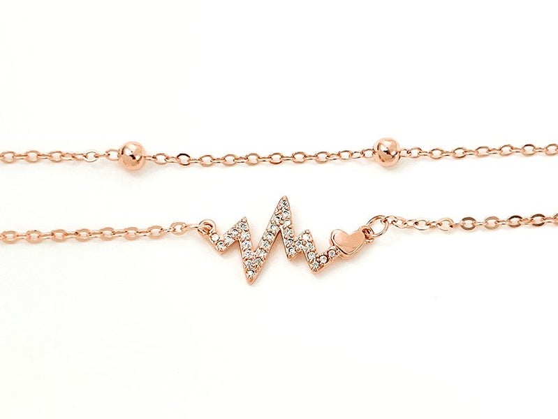 Rose Gold and Zirconia Exquisite Bracelet Carousel 2