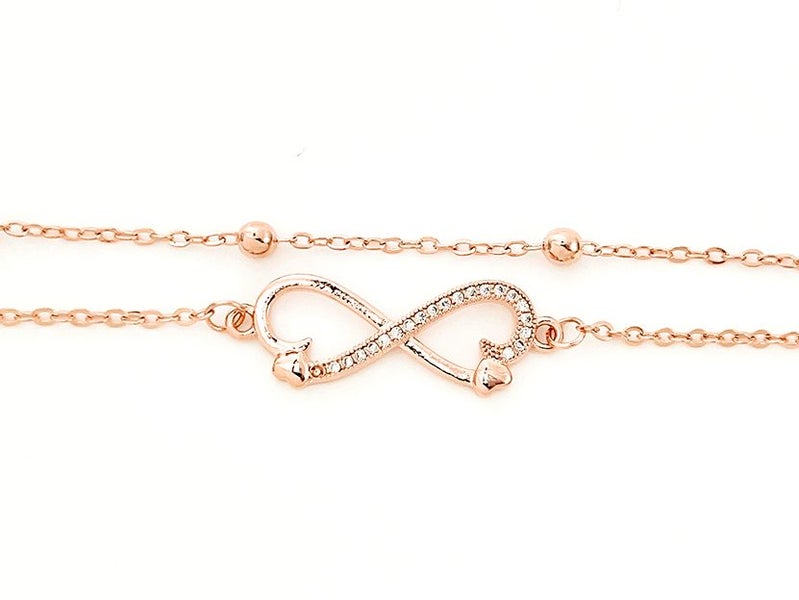 Rose Gold and Zirconia Exquisite Bracelet Carousel 2