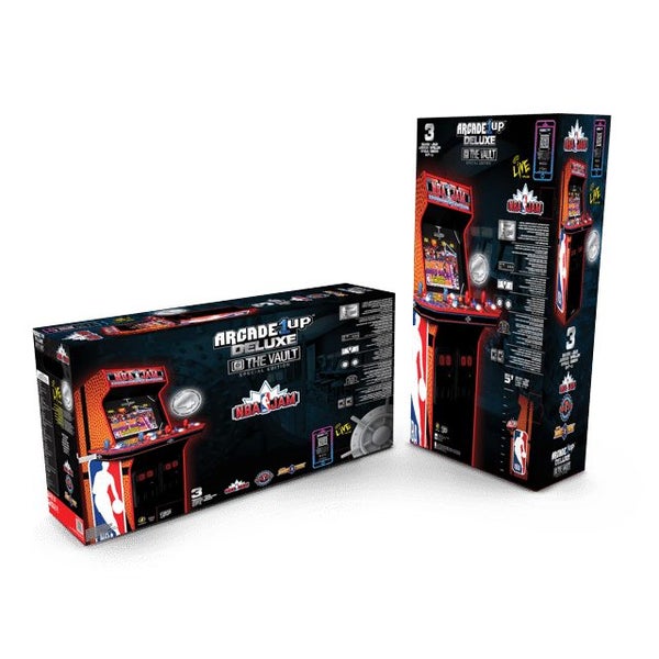 RETRO Arcade1Up NBA Jam 30th Anniversary Deluxe Arcade Machine 3 Games in 1 Carousel 8