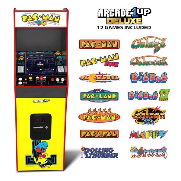 Arcade1Up PAC-Man Deluxe Arcade Machine for Home (14 Classic Games) *IN STOCK... Carousel 2